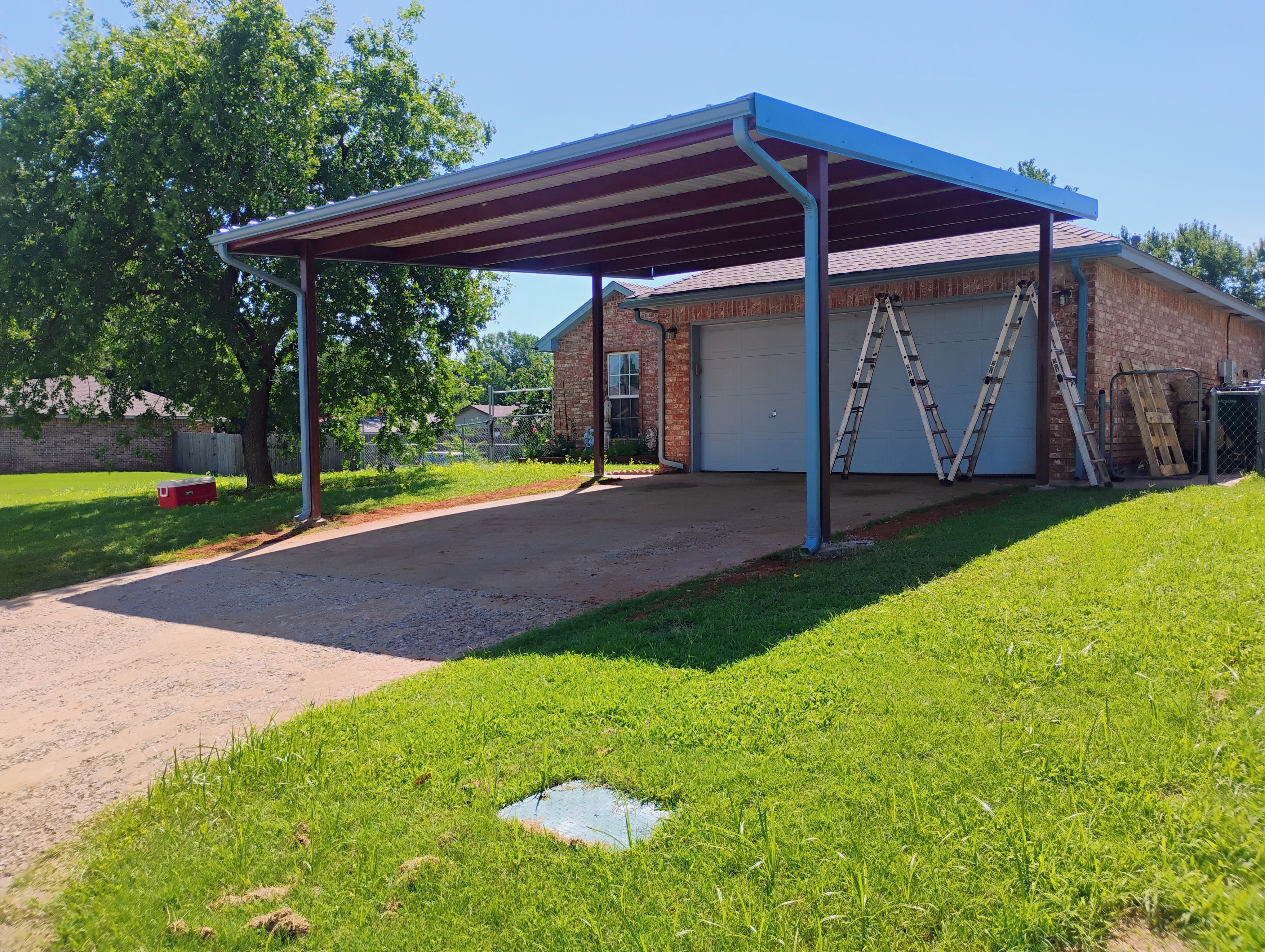 Metal carport by Forever Carports